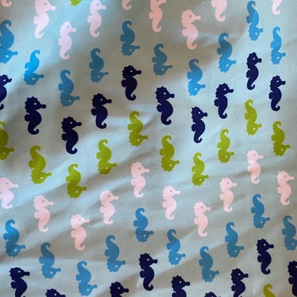 Capelle Blue Seahorse Short Lined Swim Trunks Board Shorts Surf Mens size 2XL - Picture 4 of 7